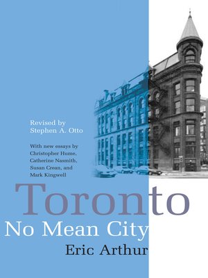 cover image of Toronto, No Mean City
